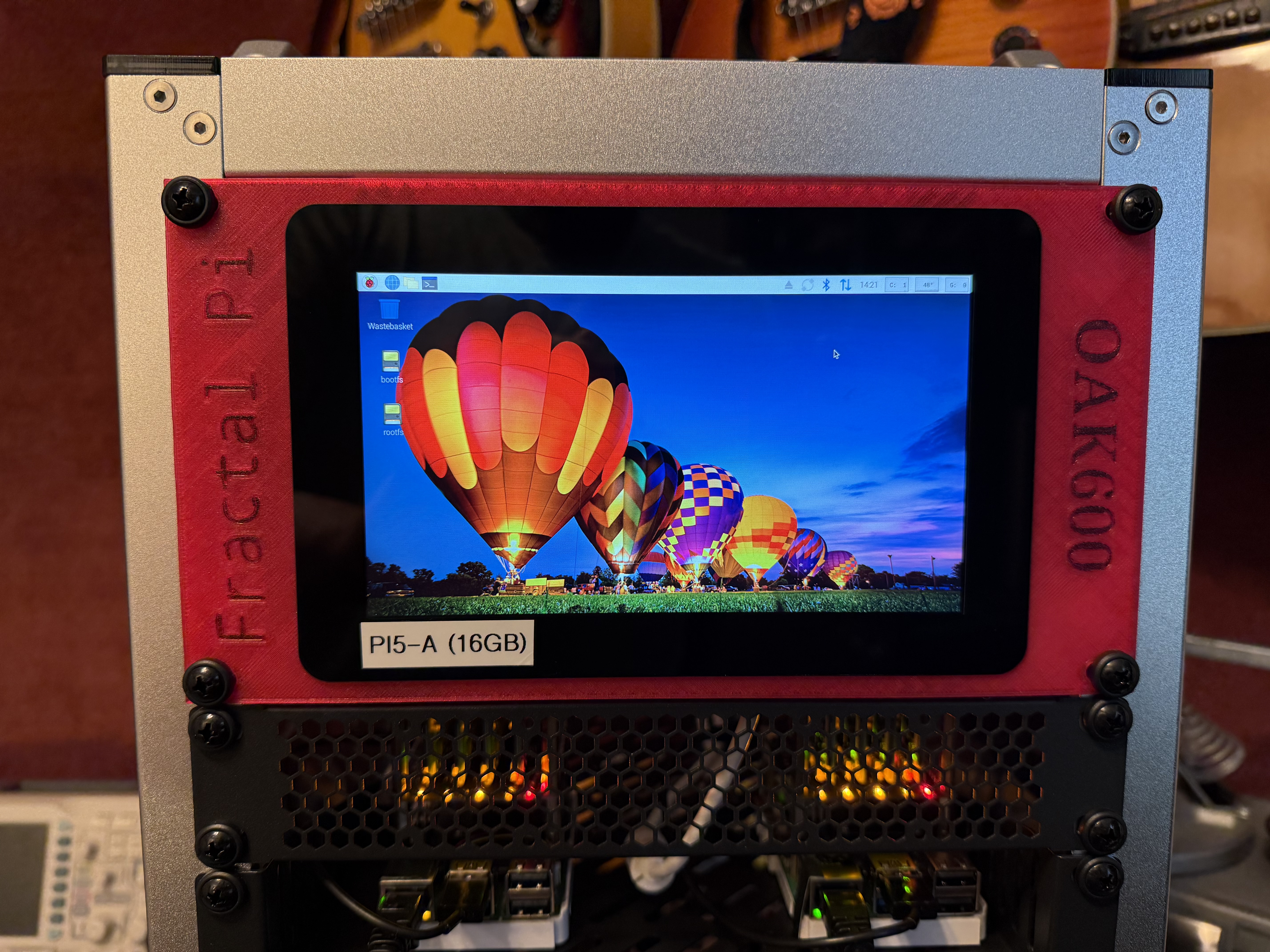10" Rack Mount for Official Pi Screen 2