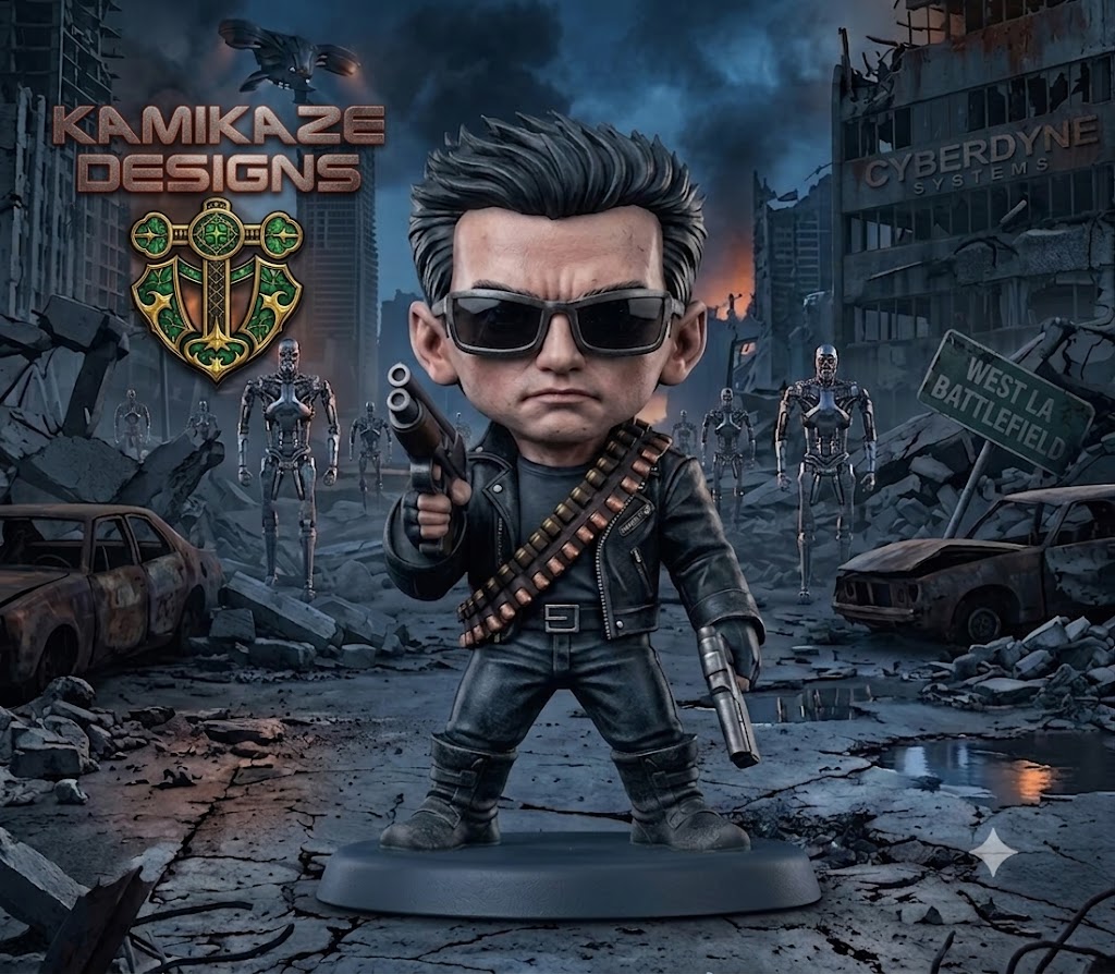Terminator T-800 Inspired Chibi