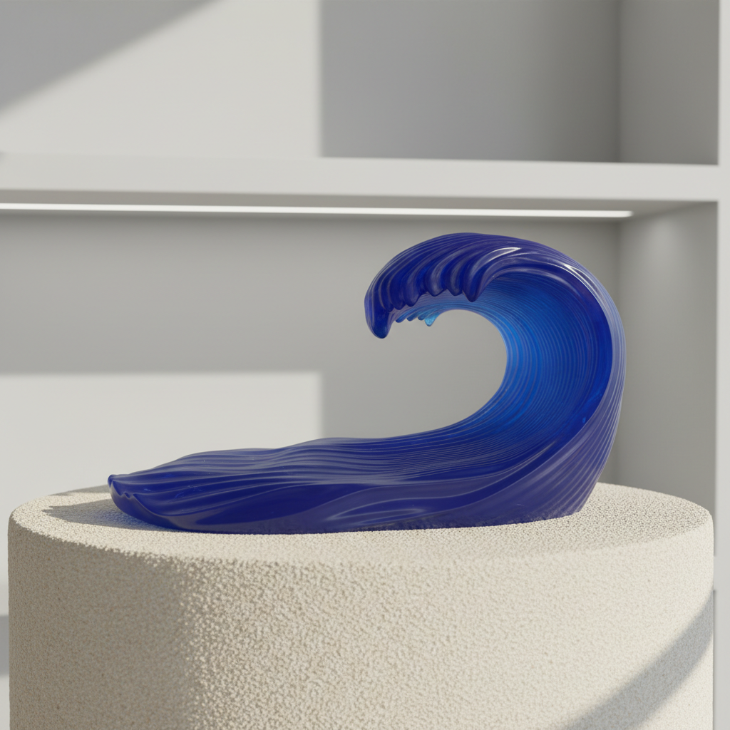 Ocean Wave Sculpture Decor