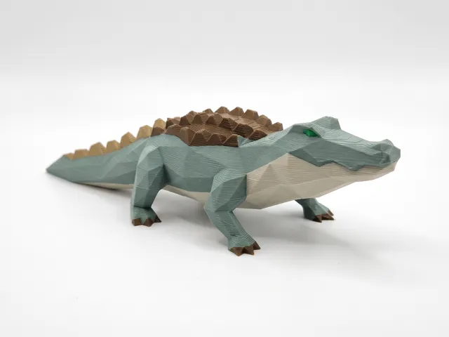 Snap the Crocodile - Low Poly ZOO