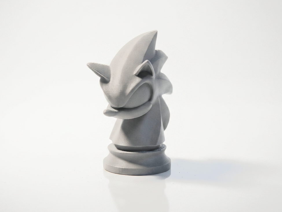 Sonic Chess Piece Gaming Figurine 3D Printable