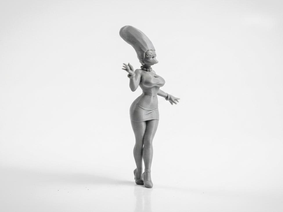 Marge Simpson Figurine Cartoon Character 3D Printable