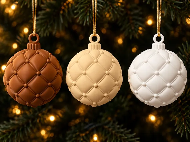 Quilted Elegance Christmas Baubles