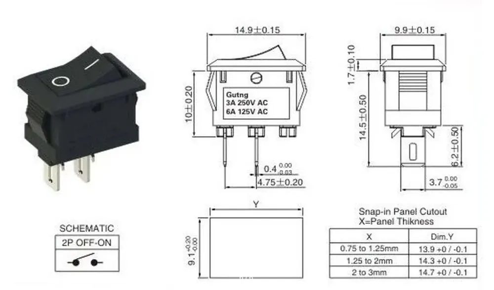 Miniatura 2 do modelo 3D Flashforge ad5x led switch holder