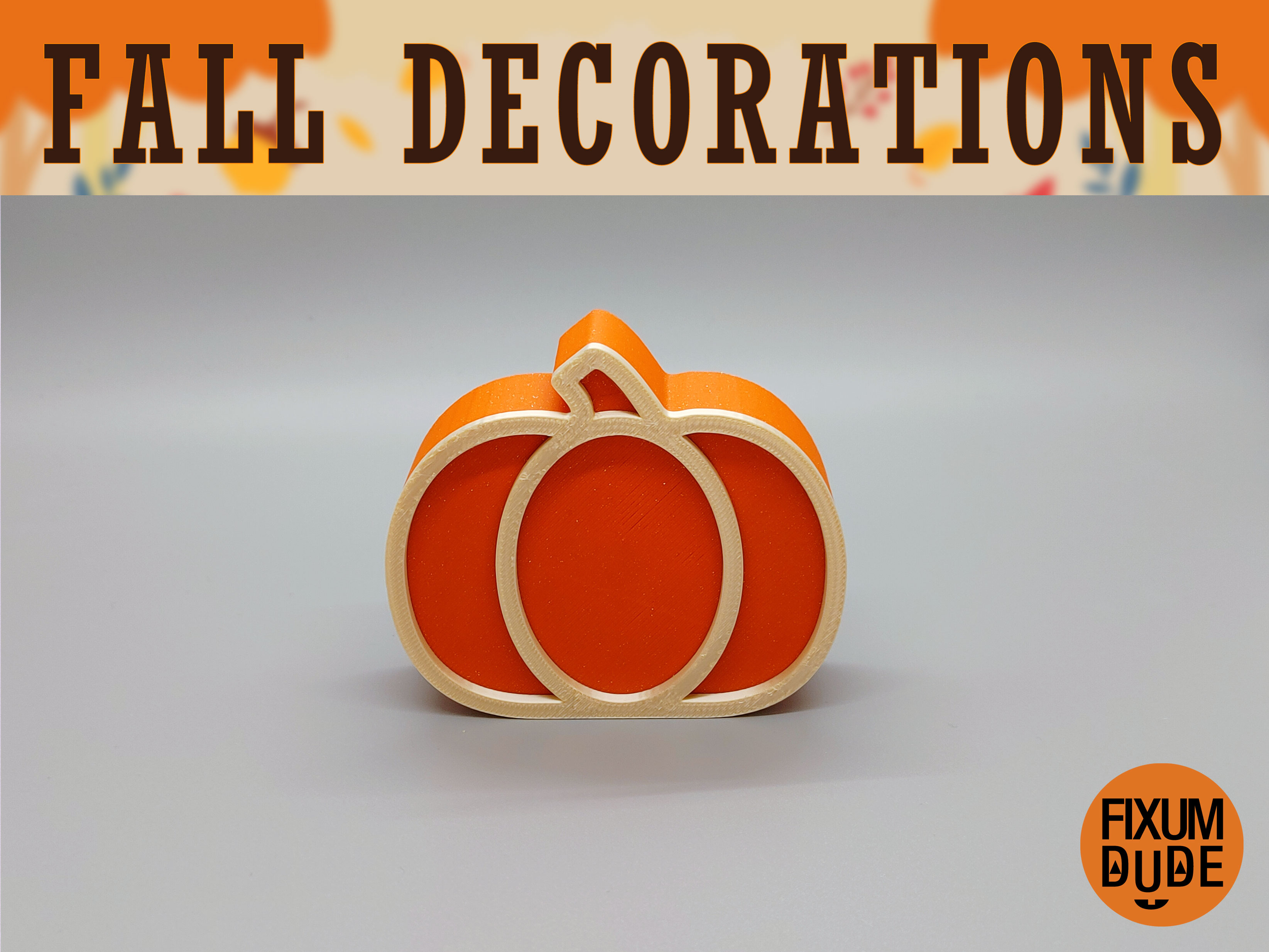 Miniatura 9 do modelo 3D Simple Fall Table Decorations