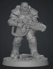 Tabletop Heavy Weapons Trooper 1
