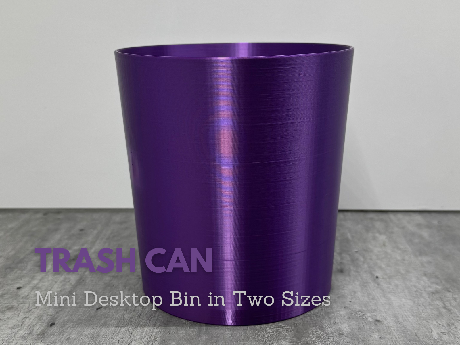 Trash Can – Mini Desktop Bin in Two Sizes