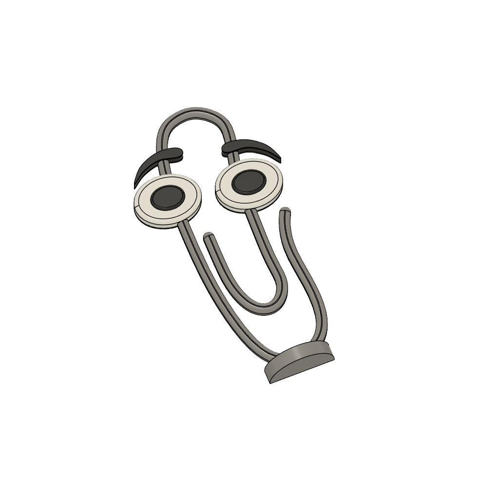 Clippy with Sticky Note Pad base