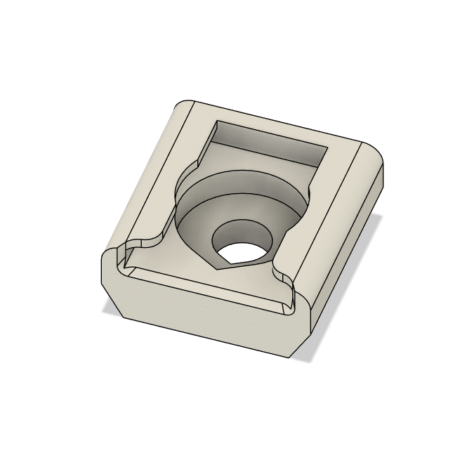 1/4'' thread cold shoe mount