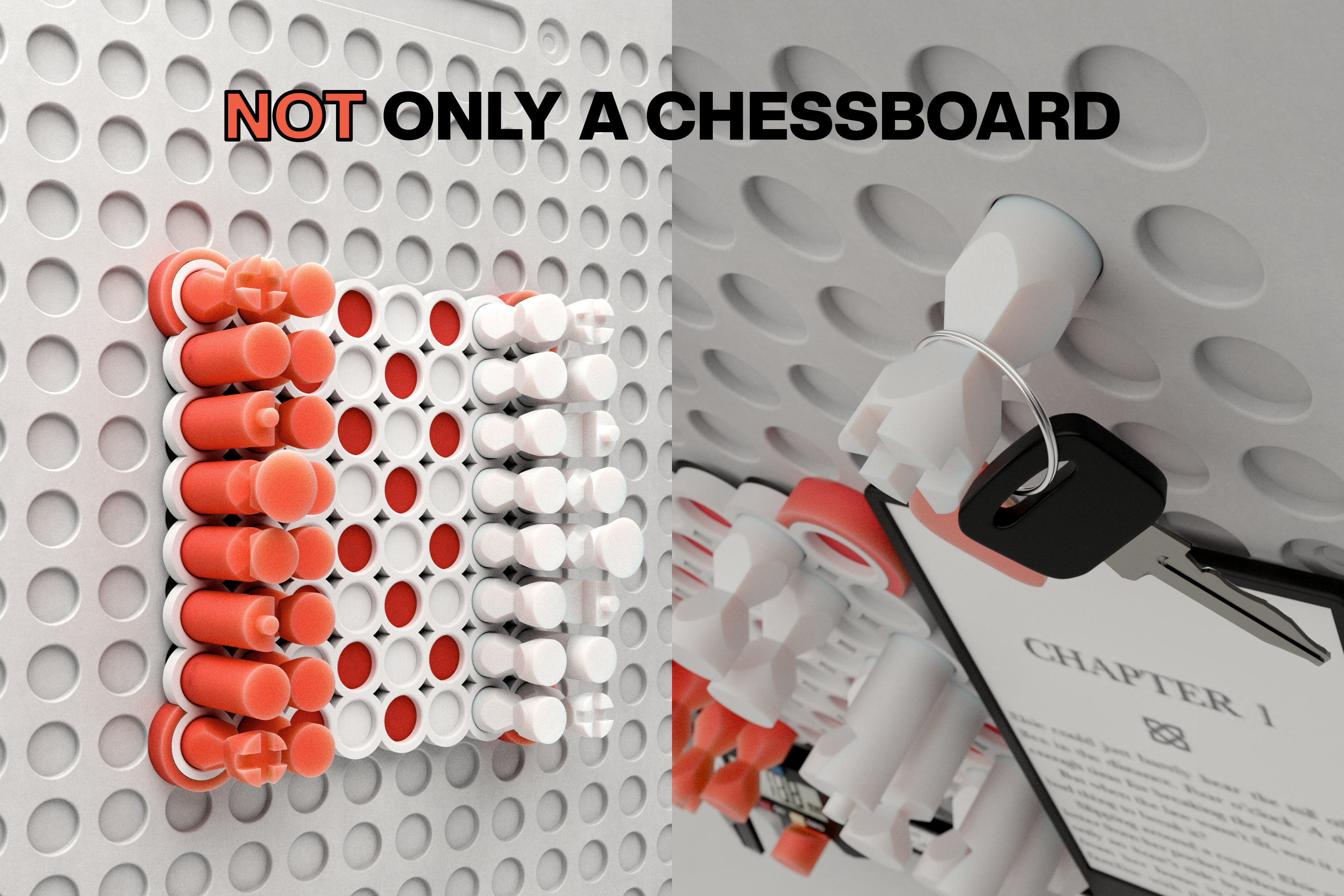 More Than a board - Chessboard/Organizer