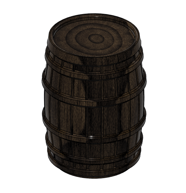 Wooden Barrel