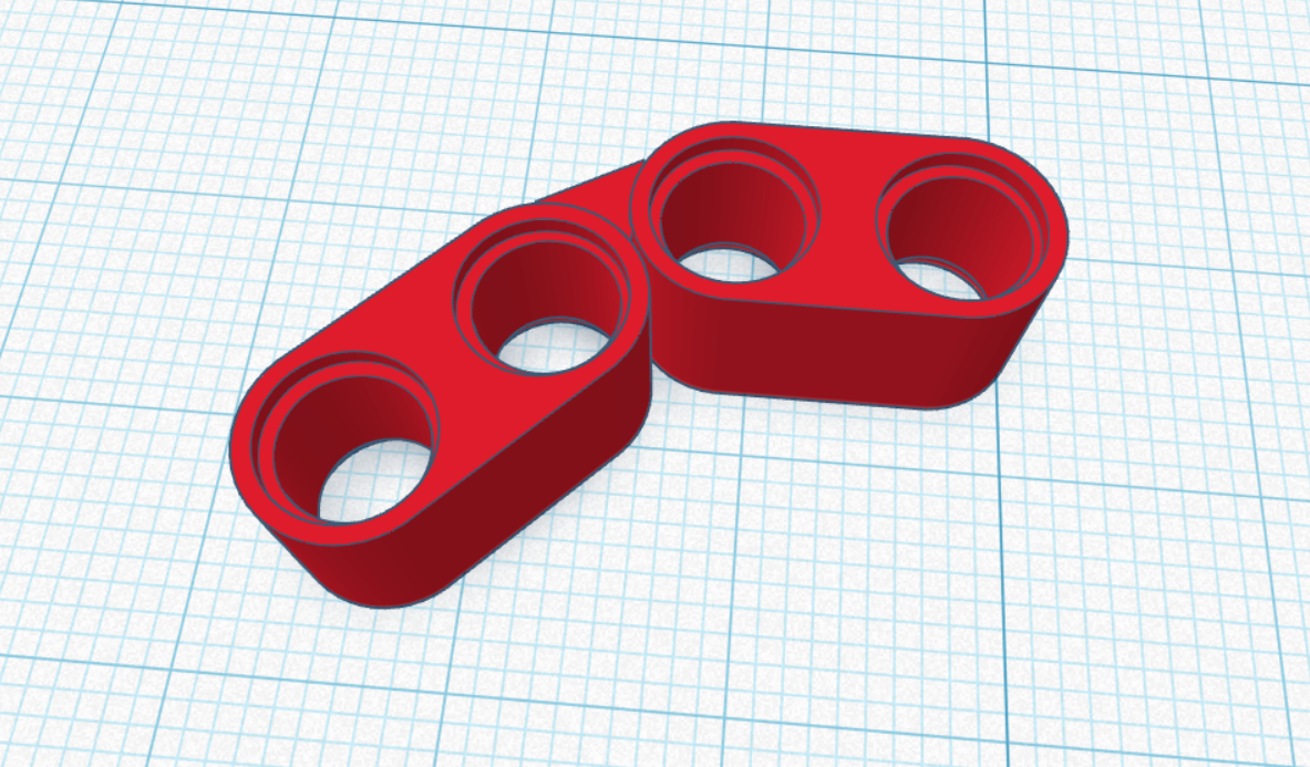 Lego technic 45 degree angle. no filing