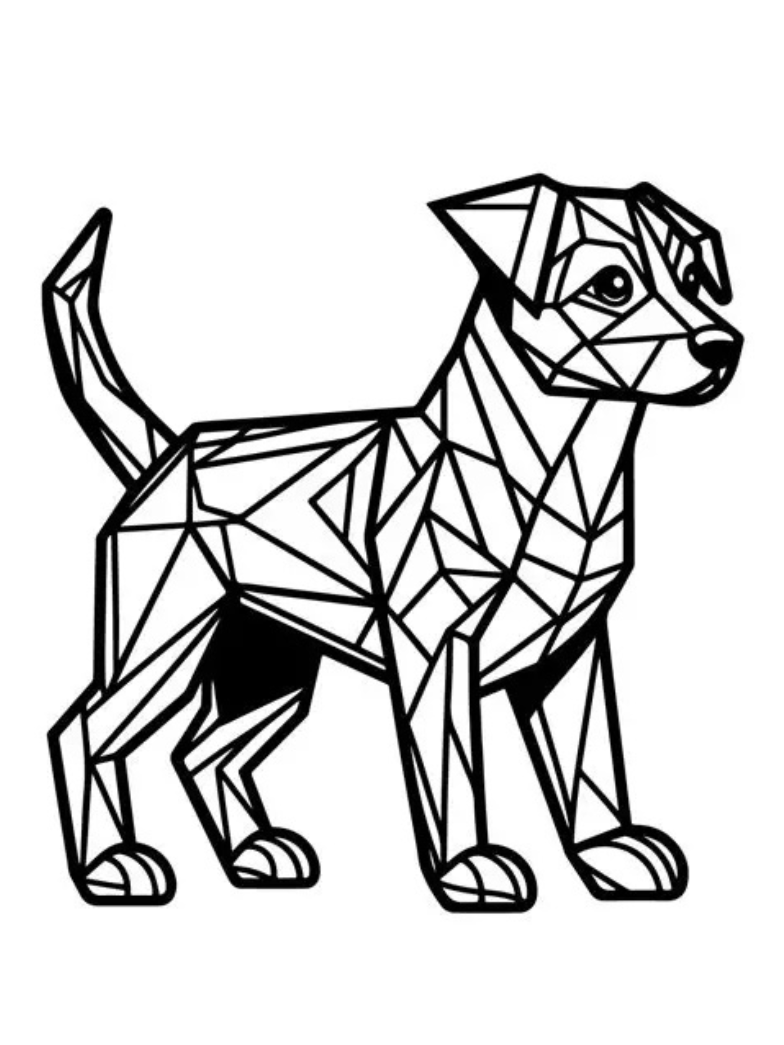 Geometric Puppy