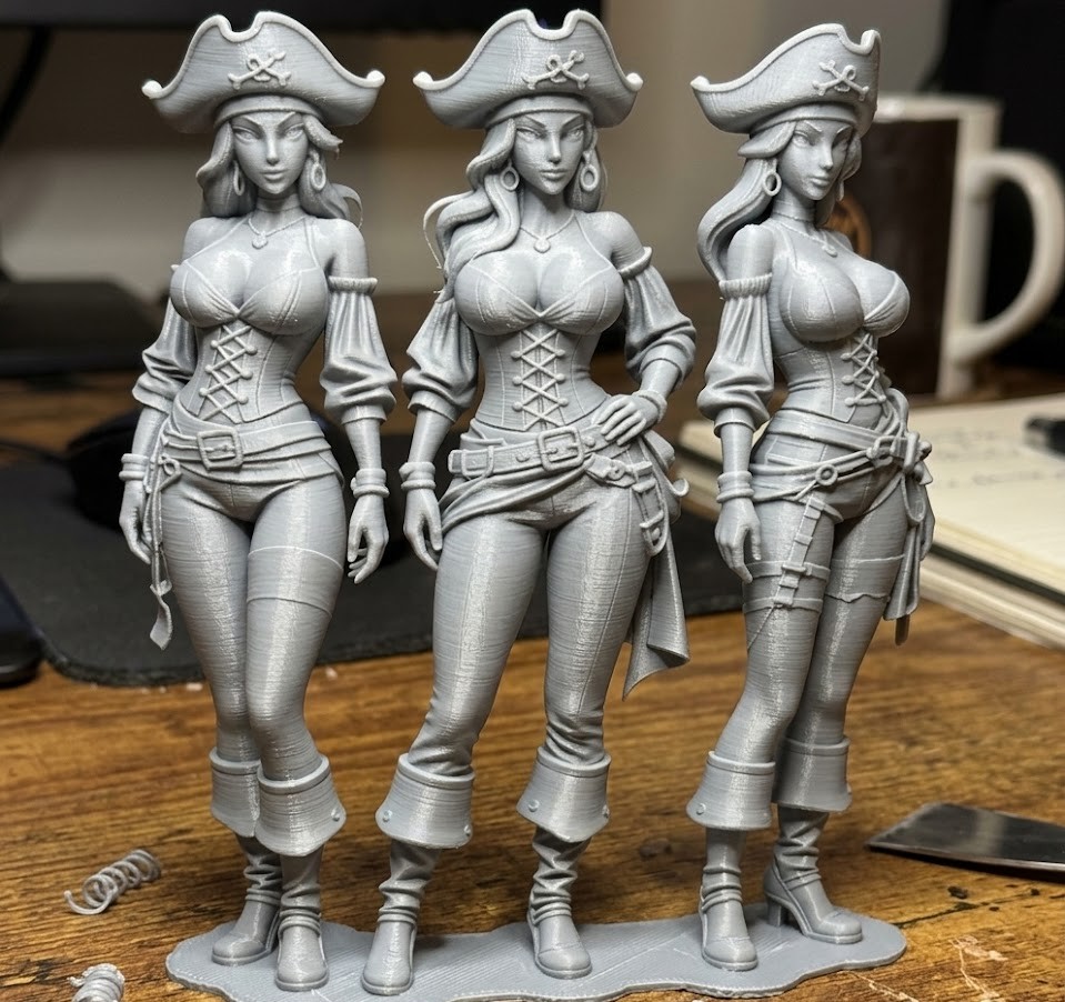 sexy pirate triplets with big tits
