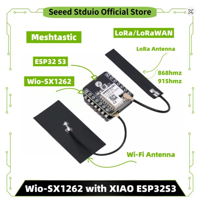 MeshCore XIAO ESP32 with Lion 18650