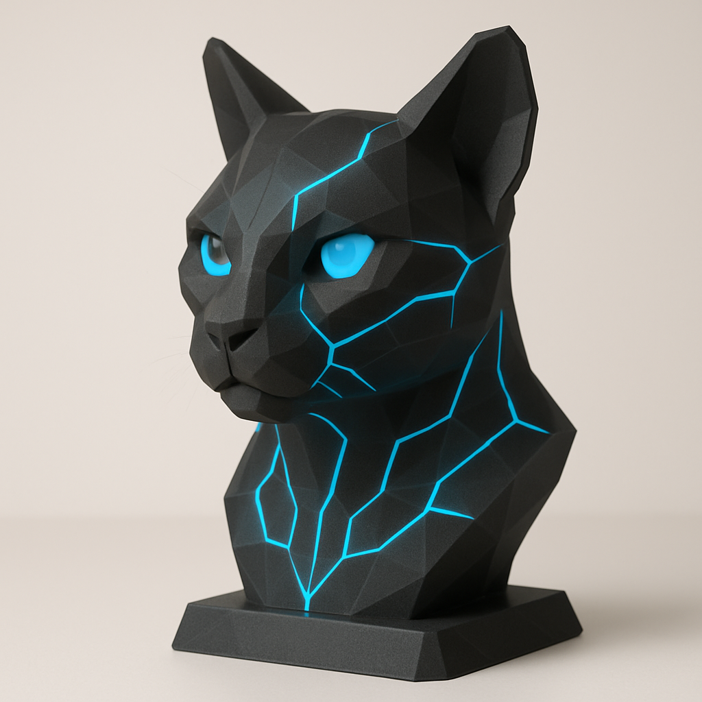 Cat bust