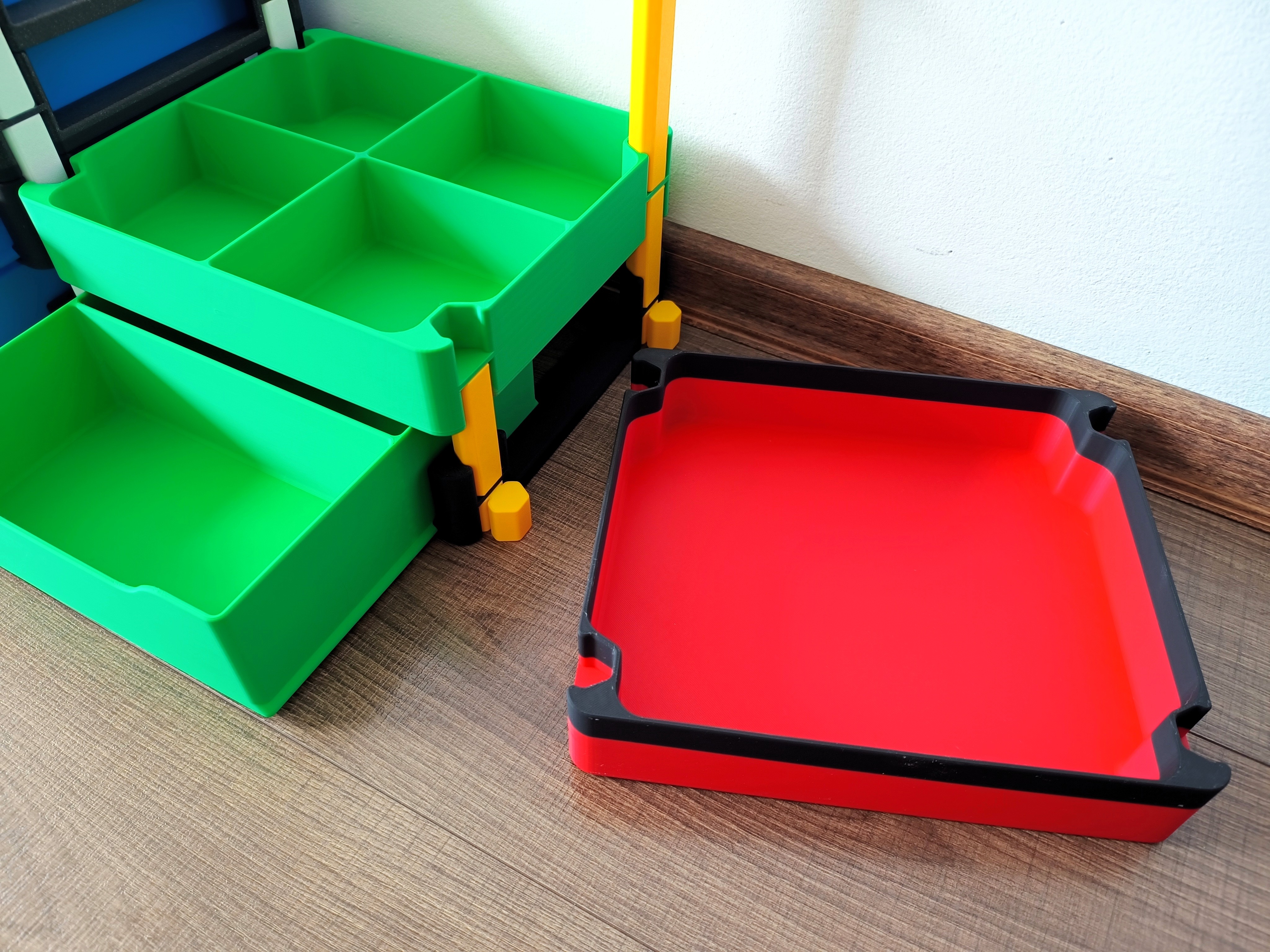 Miniatura 7 do modelo 3D Versatile Stackable Storage Box System (new dimensions)