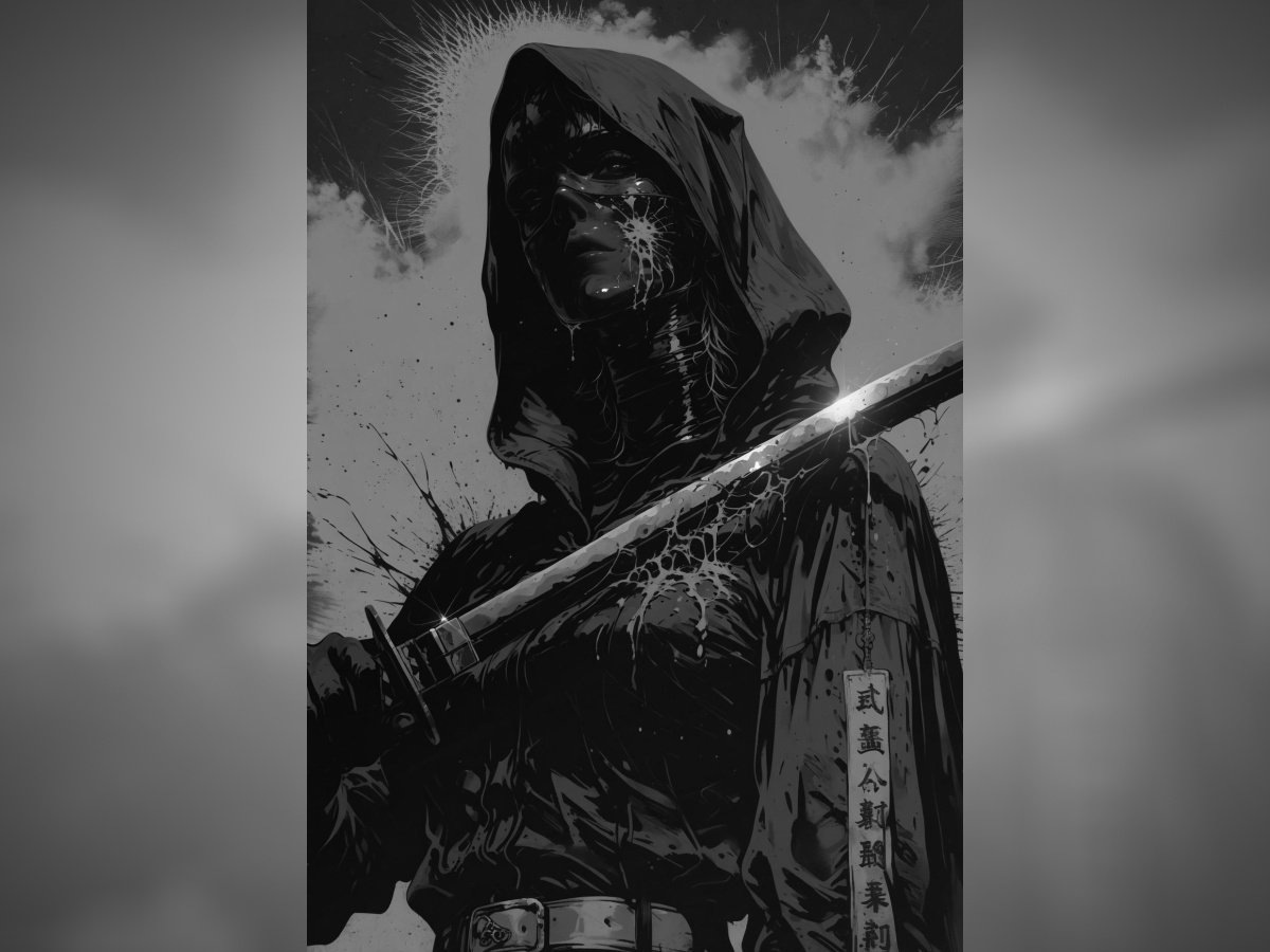 Masked Swordsman Hueforge