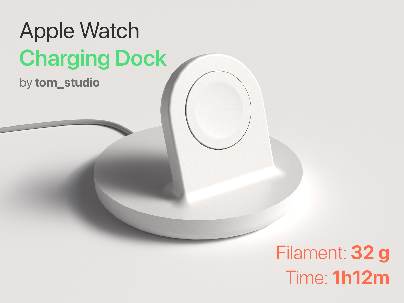 Apple Watch Charging Dock (v2) — thumbnail 3