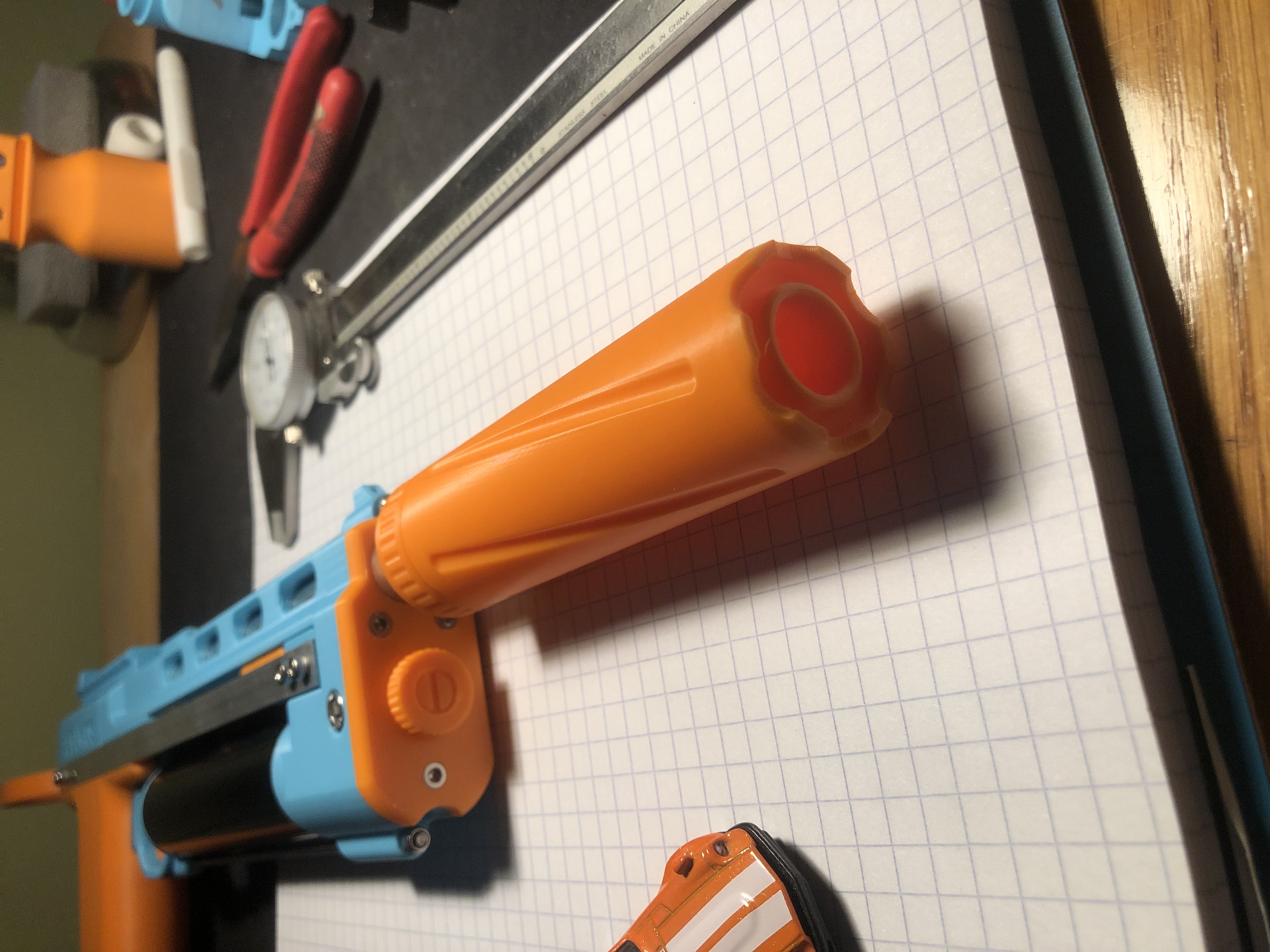 16mm Nerf Barrel BCAR and PCAR attachment