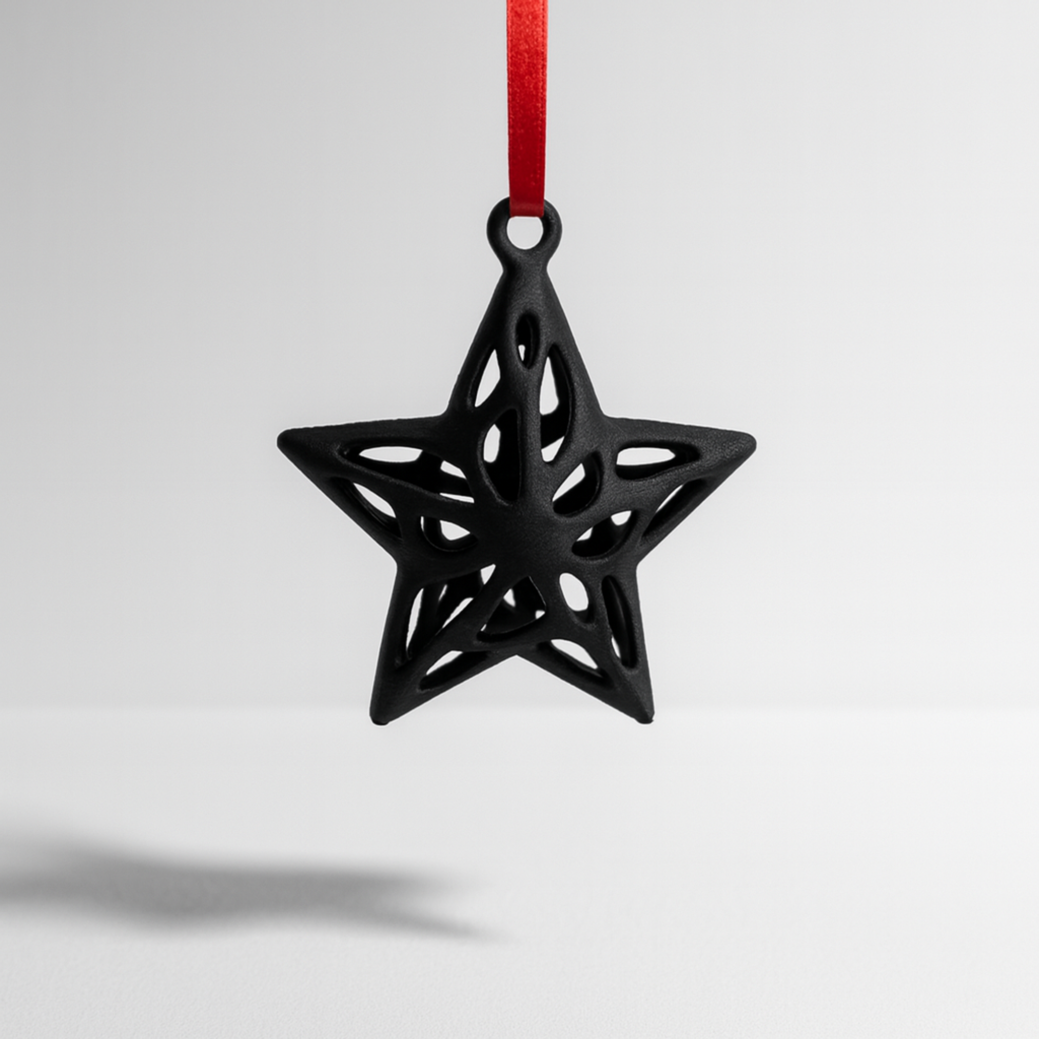 STAR ORNAMENT VORONOI / CHRISTMAS TREE DECOR / HOMEDECOR / DECOR / DECORATIONS / DESIGNER — miniatura 3