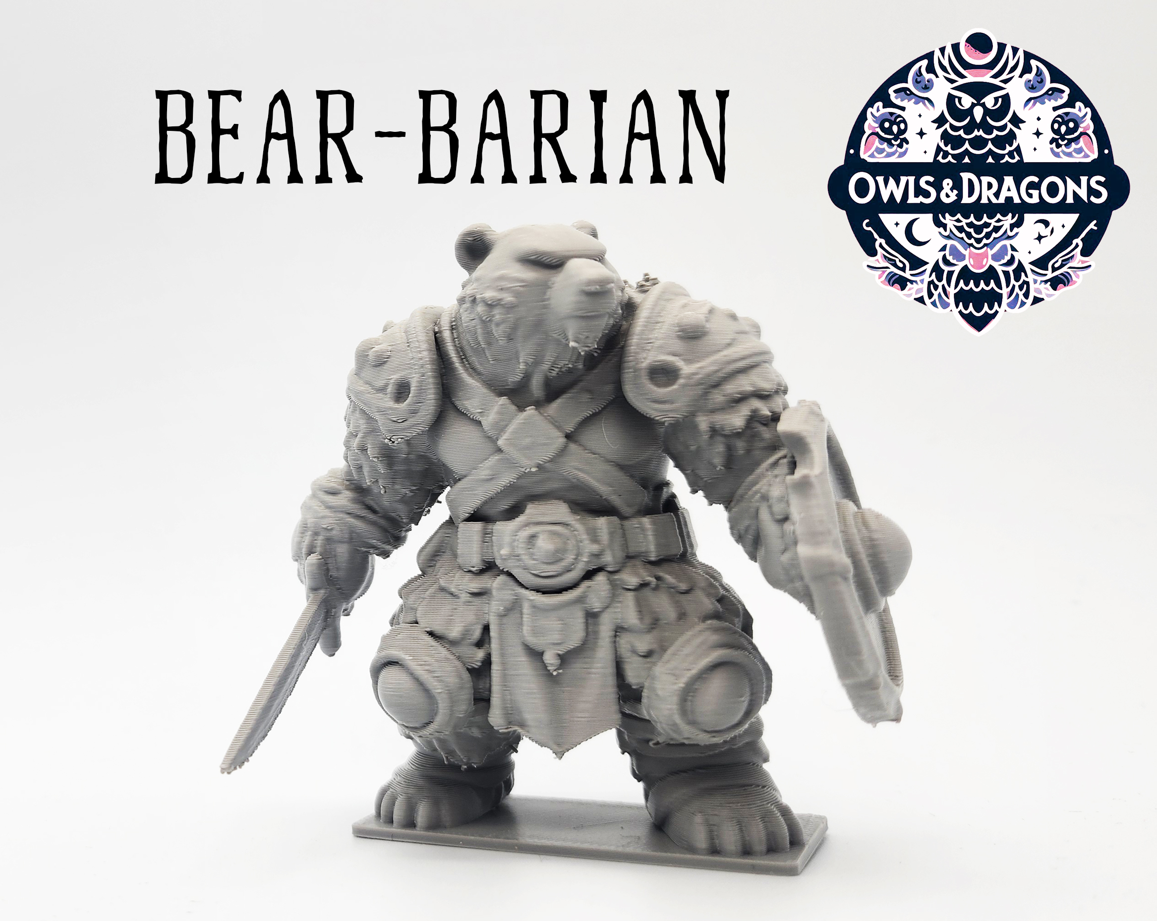 The Bearbarian - Owls & Dragons