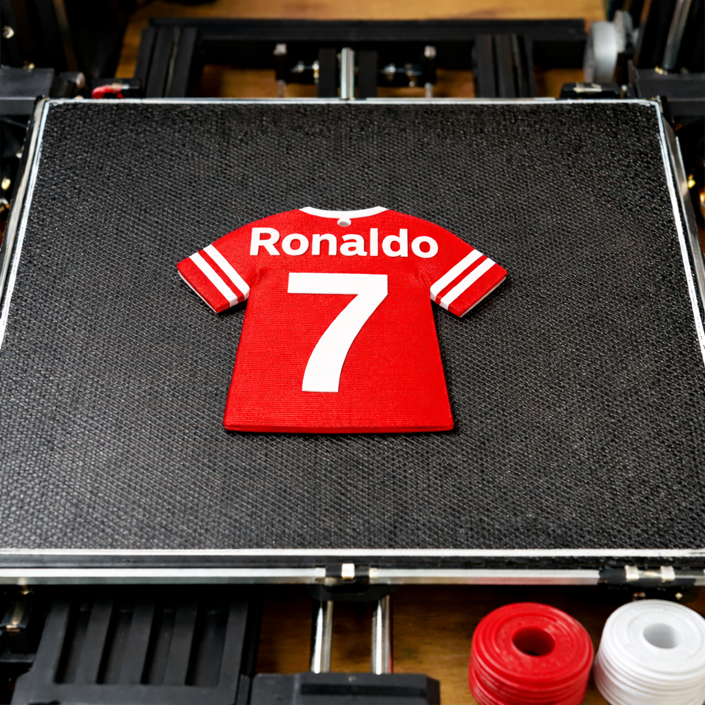 Christiano Ronaldo Jersey Keychain