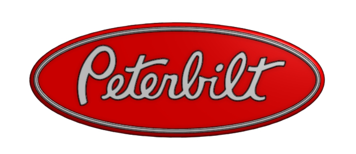 Peterbilt 9in Ford Badge