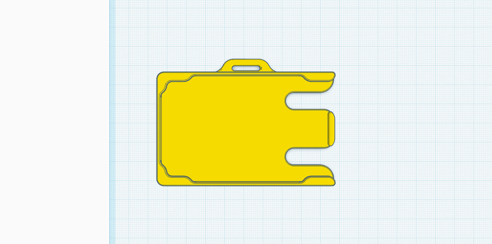 Solid Sideways Dual Badge Holder