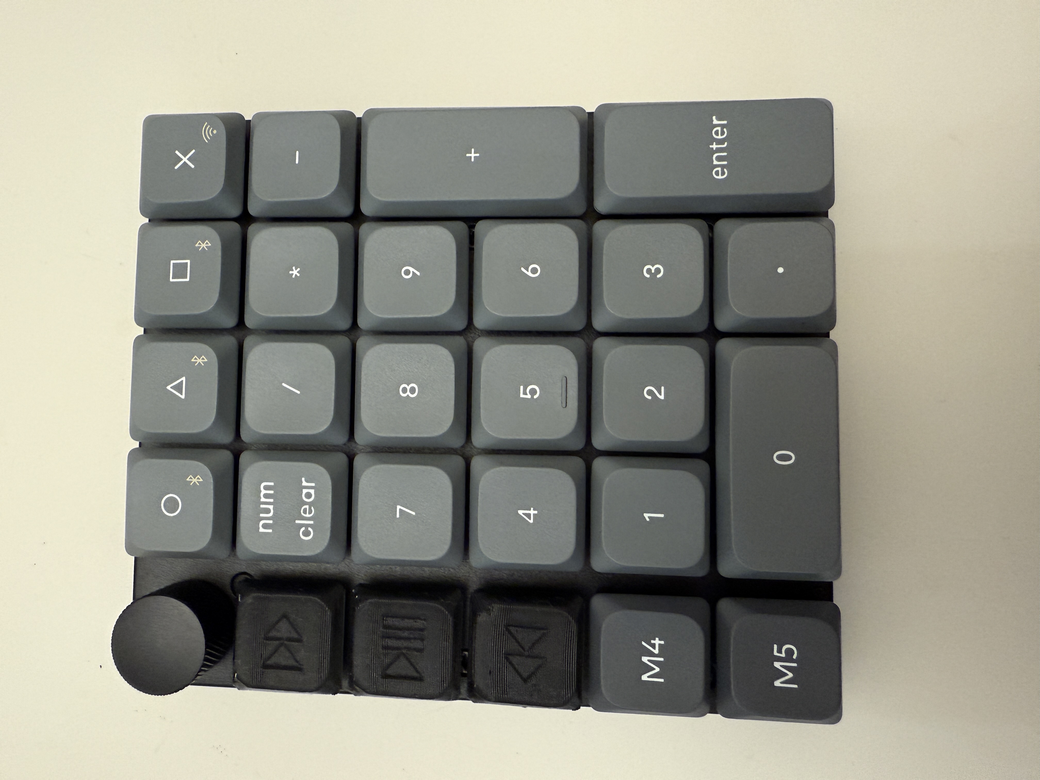 Media Buttons Keychron Low Profile (e.g. Keychron K0 Max)