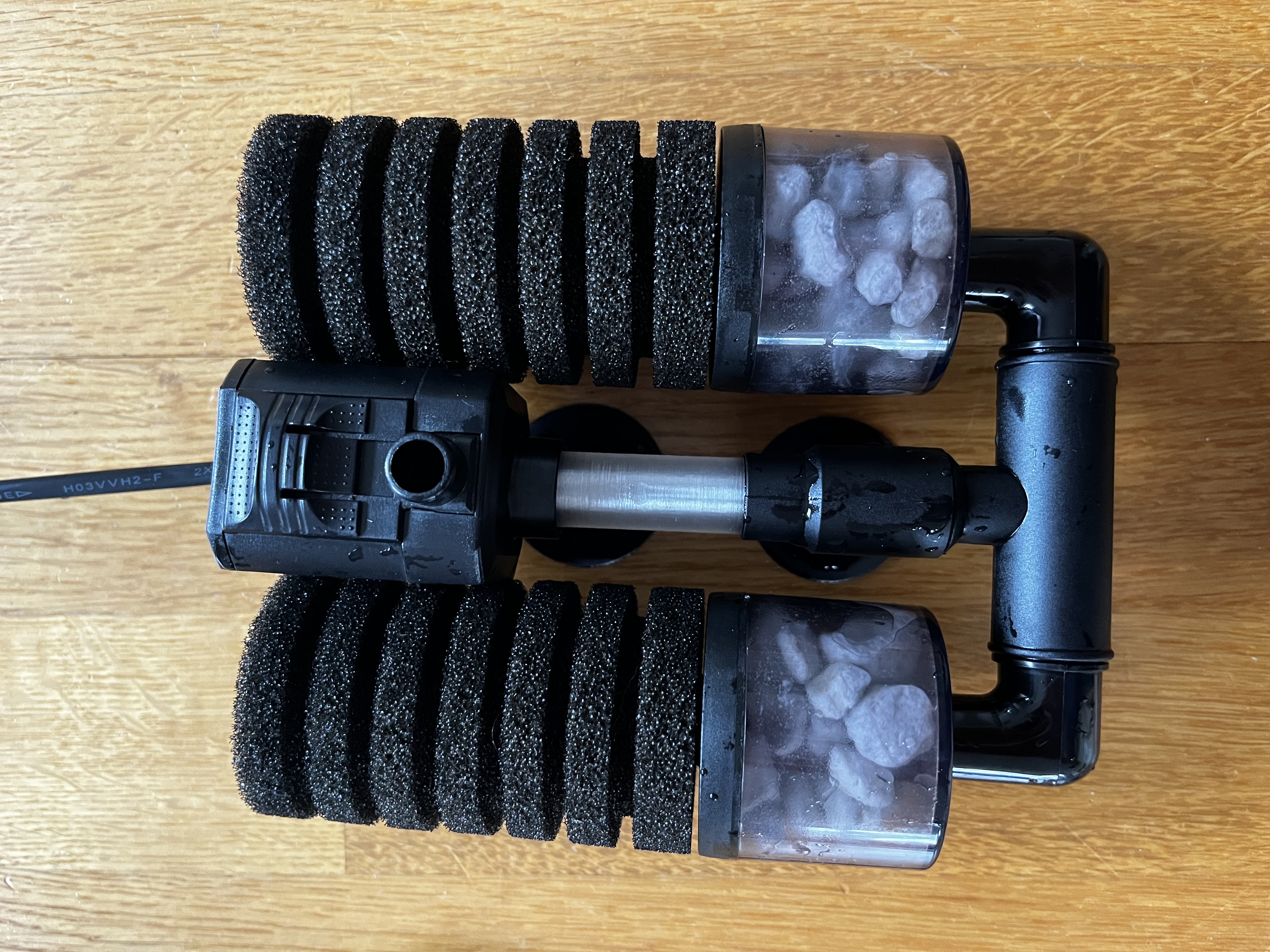 Aquael Pat mini to SF bio S transition with decoupling spring 3D model