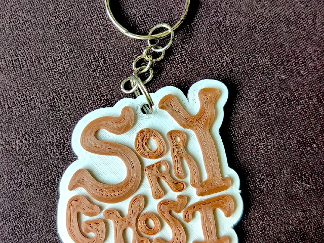 Sorry Ghost keychain