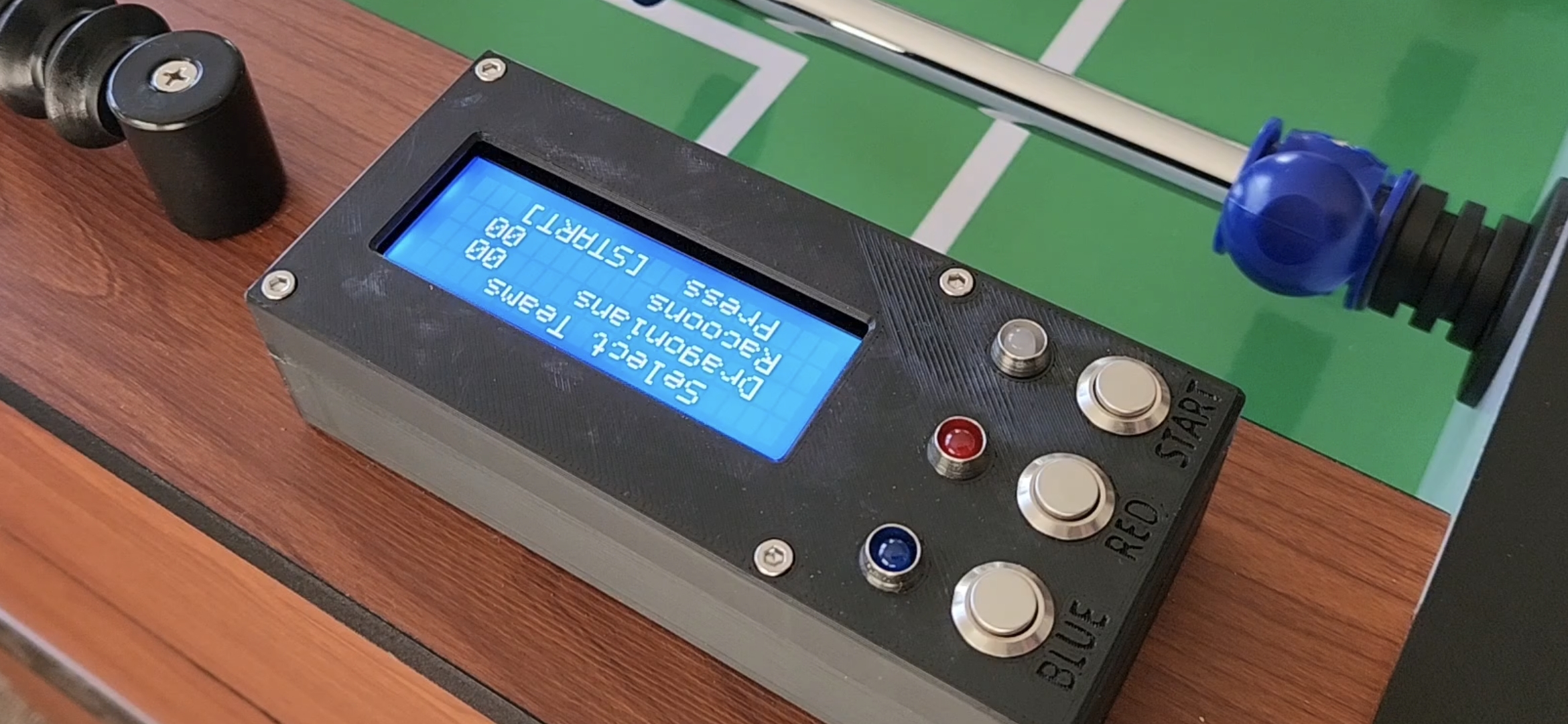 20x4 LCD Enclosure for Fooseball Scoreboard