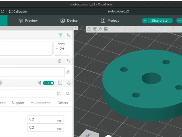 Parametric Motor Mount / Universal Flange (OpenSCAD)
