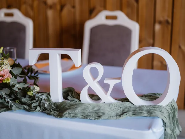 Freestanding (Wedding) Letters
