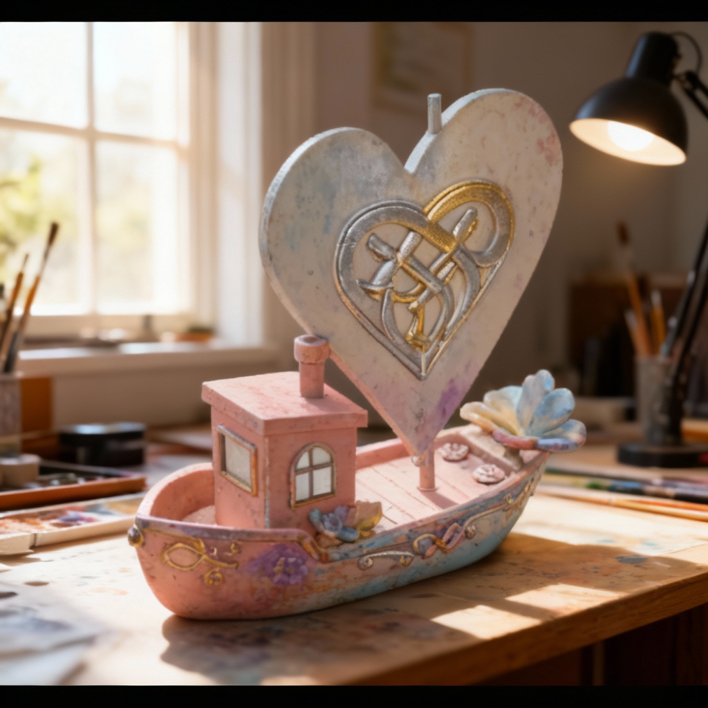 Benchy “Hearts, Sails & Meltdowns” — A Floating Tragedy in PLA