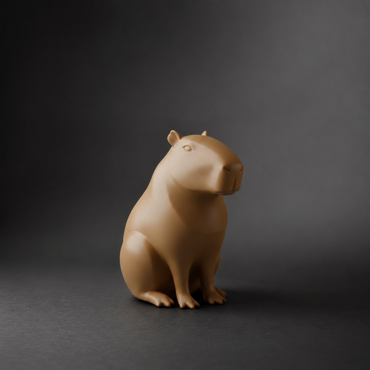 Modern Capybara Figurine