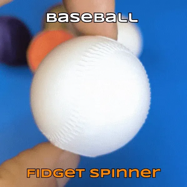 Mini Baseball Fidget Spinner by BamBam Design | Download free STL model ...