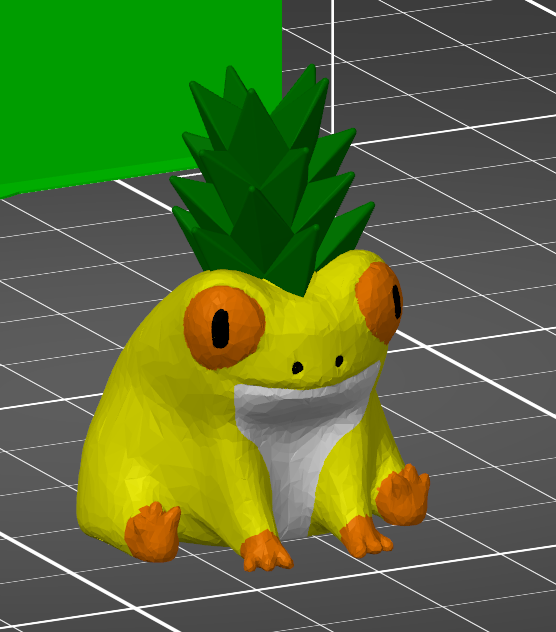 Frog pineapple