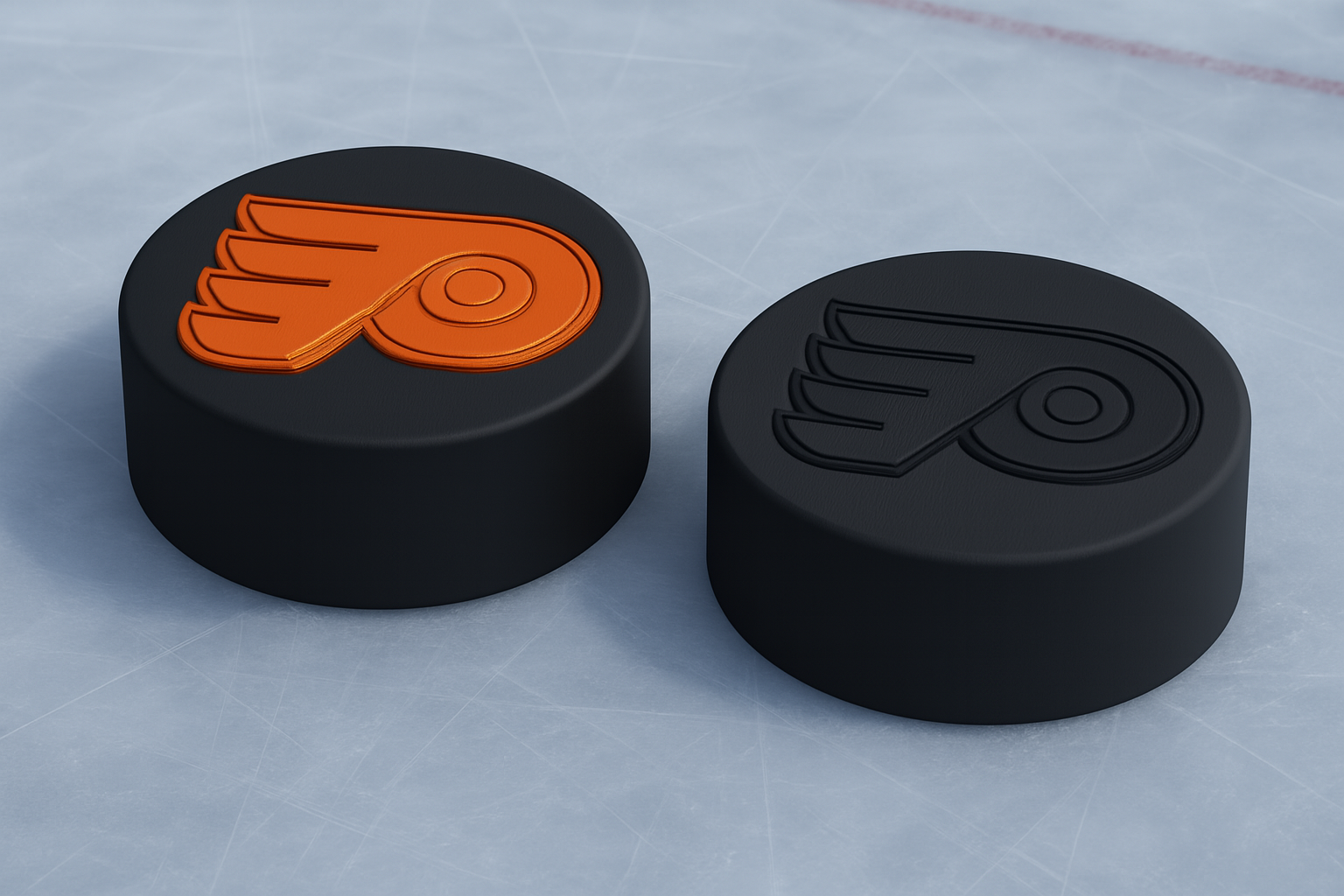 Philadelphia Flyers NHL Hockey Puck Logo