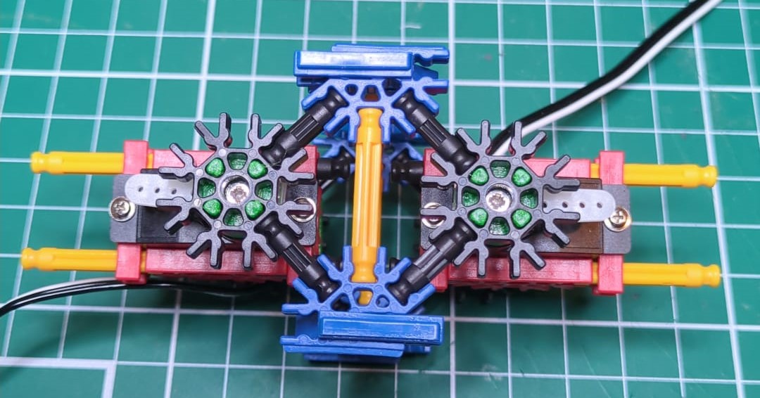 Micro Knex Knee joint for robotics