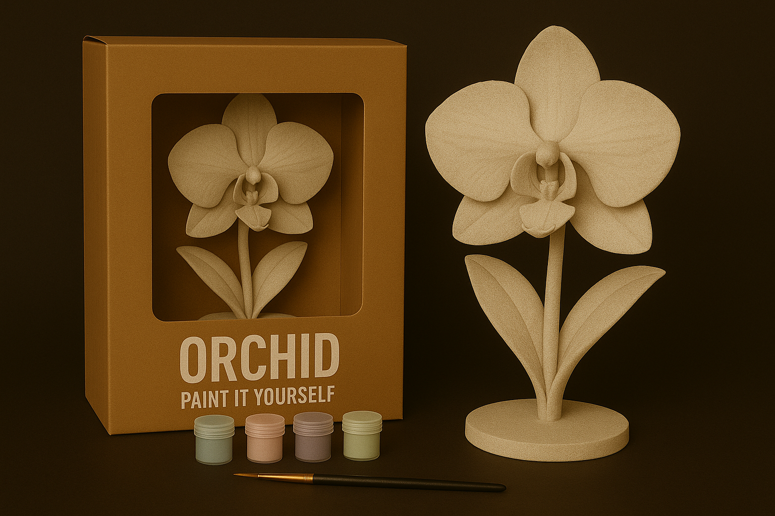 Orchid – Paint-It-Yourself