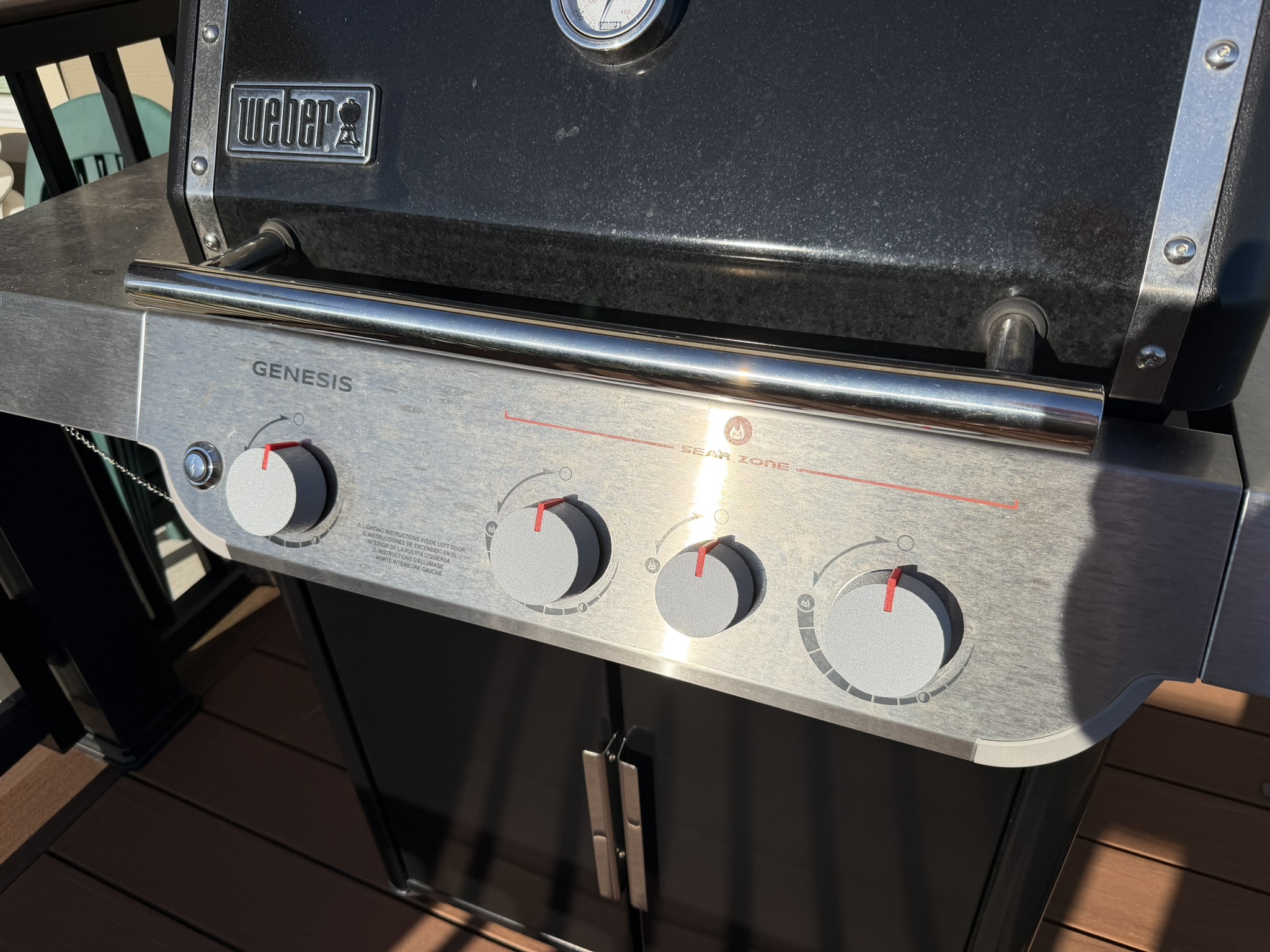 Weber Genesis E-325 Grill Replacement Knobs