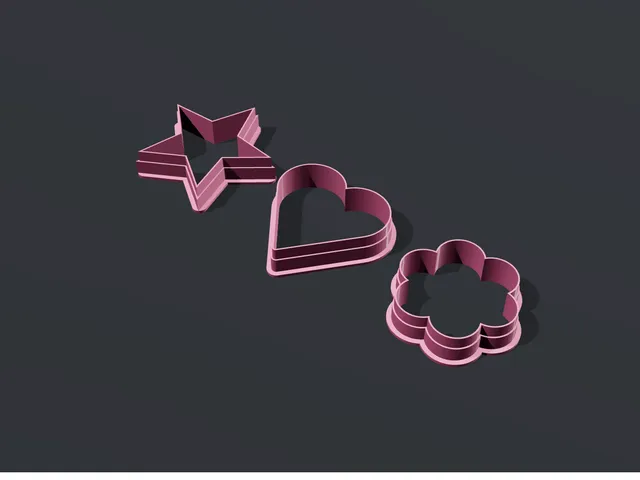 Cookie Cutters - Star, Heart and Flower