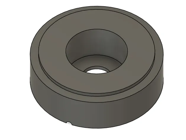 ONE PIECE light botton lid (modified for small led candle 31mm)