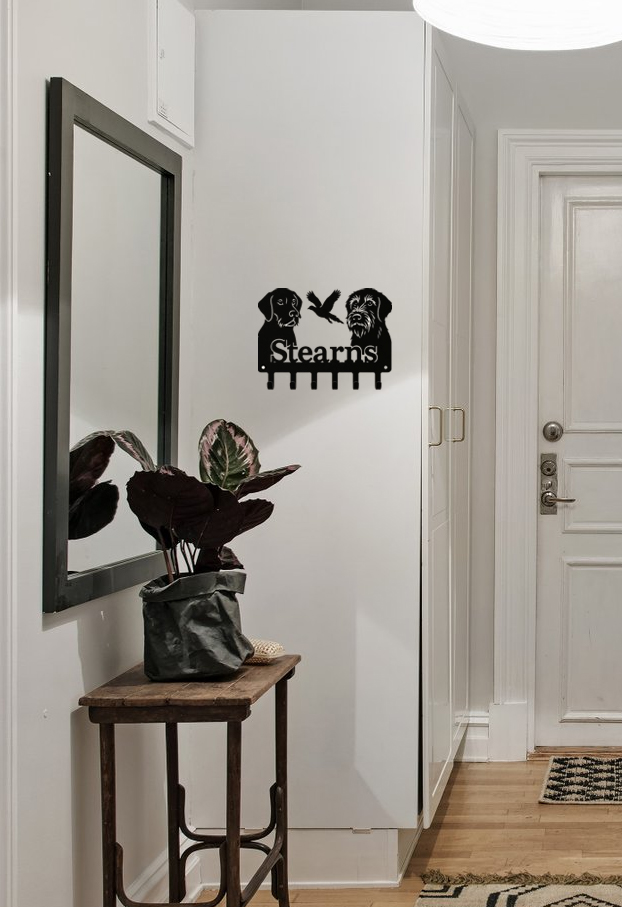 Wall panel for keys