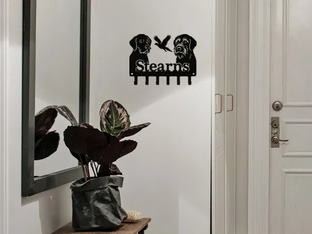 Wall panel for keys