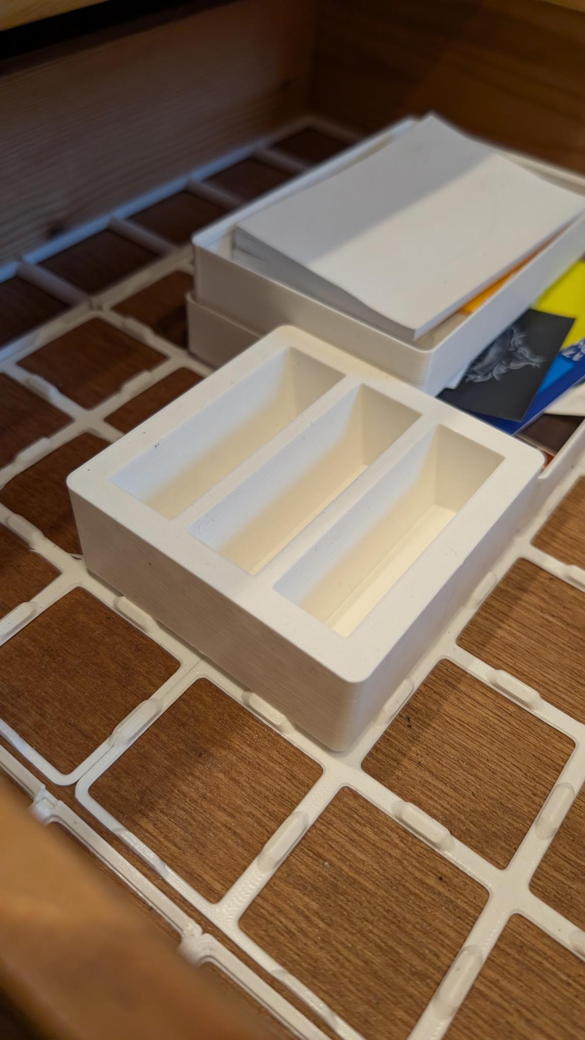 Miniatura 3 do modelo 3D Gridfinity Vertical Card Deck Holder