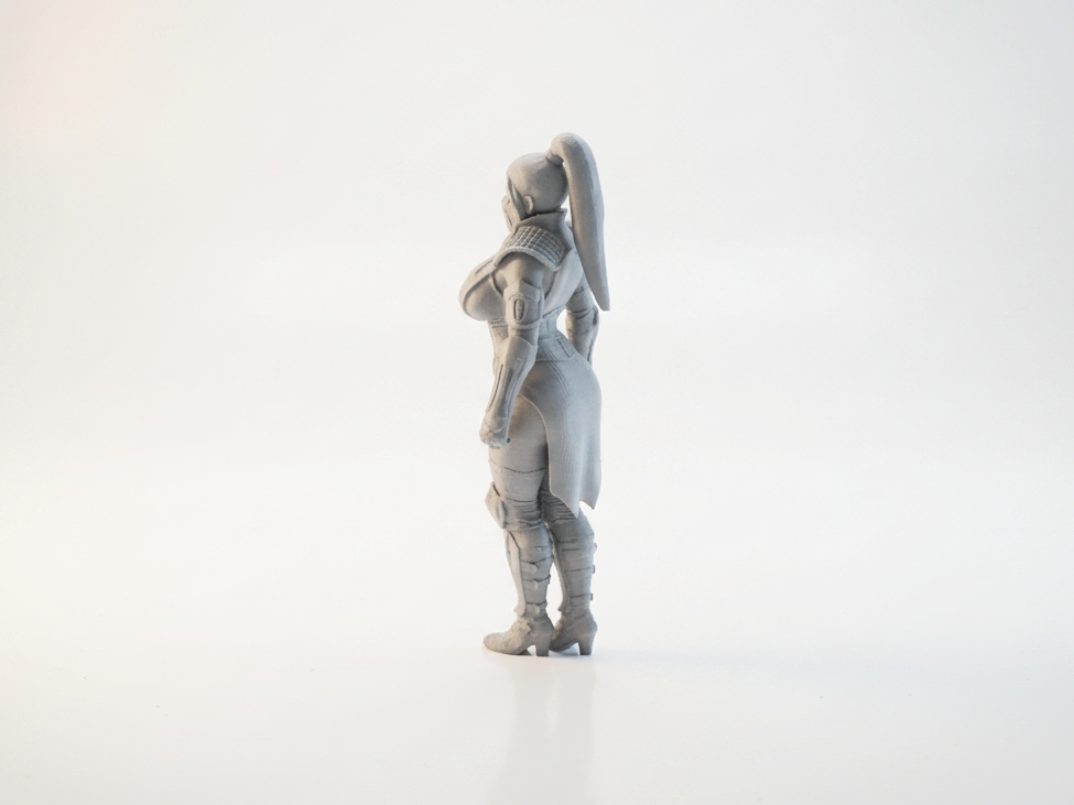 Busty Subzero Female Warrior Figurine 3D Printable — thumbnail 5