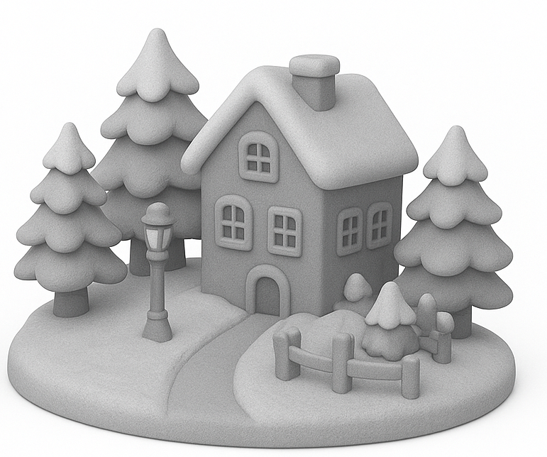 Winter village
